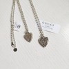 F030178两面都可以佩戴情侣款复古心形项链 商品缩略图7