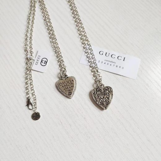 F030178两面都可以佩戴情侣款复古心形项链 商品图7