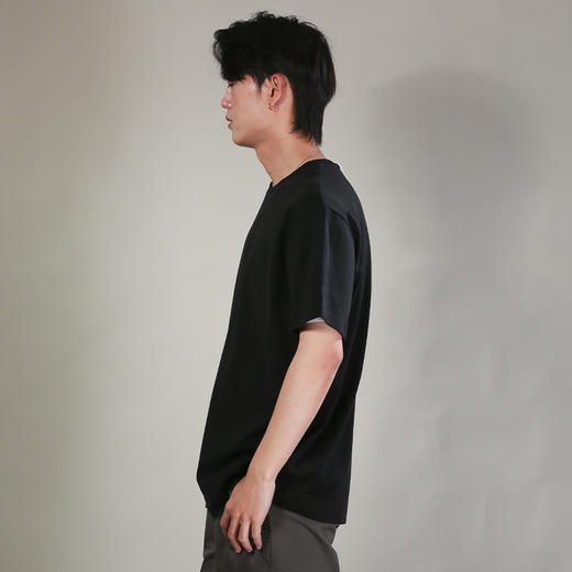 DRONKOO 2026 圆领前中问号刺绣短袖T恤 商品图3