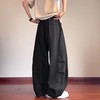 F030186时尚百搭舒适亲肤弯刀裤敞口户外工装裤 商品缩略图4