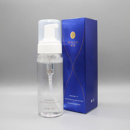 慧立康美容院正品温润型洁面泡沫新品润颜洁面泡沫180ml包邮HLK深层清洁去残妆污垢 商品图1