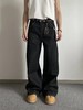 F030193美式赤耳丹宁复古水洗直筒微阔重磅原牛牛仔裤 商品缩略图4