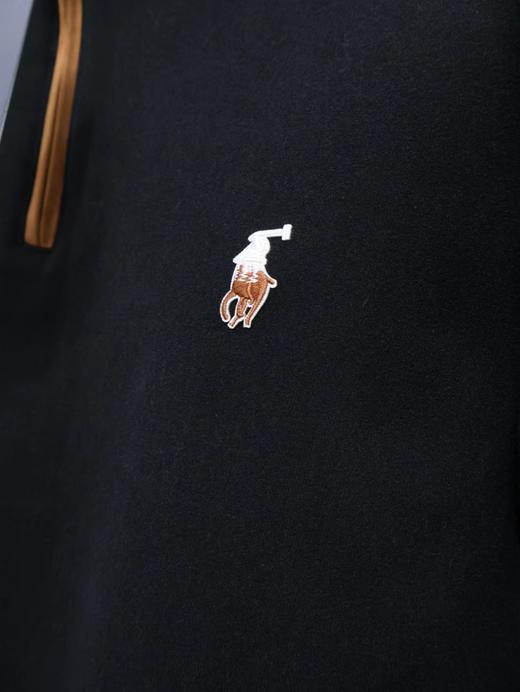 F030111双面麂皮绒拼接秋冬男士半拉链卫衣 商品图14