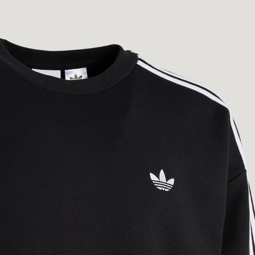 Adidas阿迪达斯3S CREW SWEATSHIRT 纯棉篮球风运动宽松长袖套头卫衣套头衫KG3898 商品图7