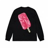F030166新款休闲雪糕logo印花情侣圆领长袖T恤 商品缩略图2