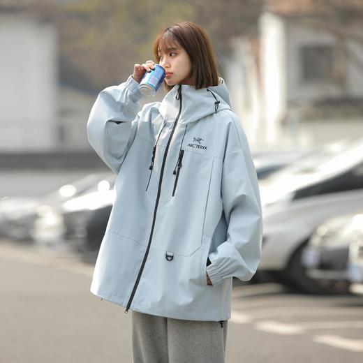 F030183日系户外斜拉链登山服冲锋衣夹克外套 商品图0