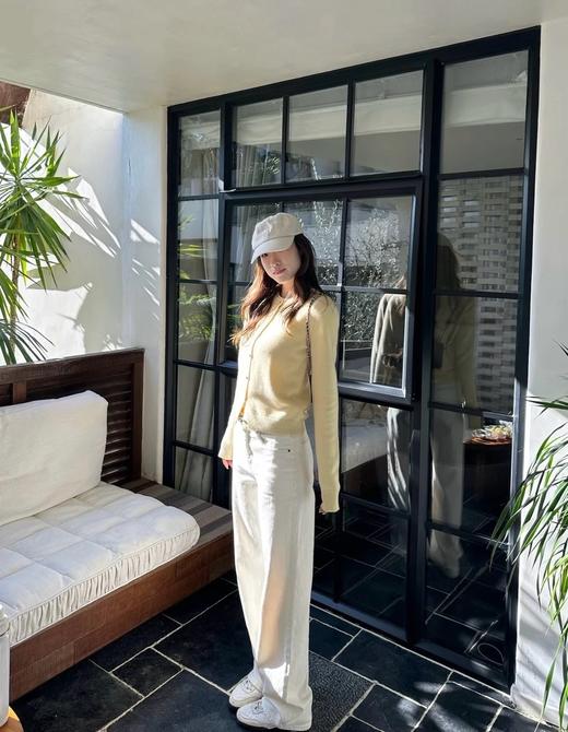 一店z 【16盎司环保牛仔】小禾大爆款！Ic早春原白蜡笔水洗棉牛仔裤 商品图10