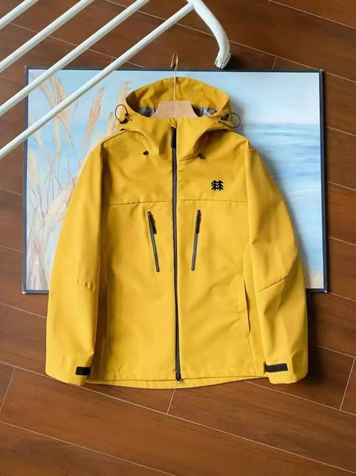 F030113多功能户外休闲防风防雨宽松连帽运动休闲冲锋衣外套 商品图2