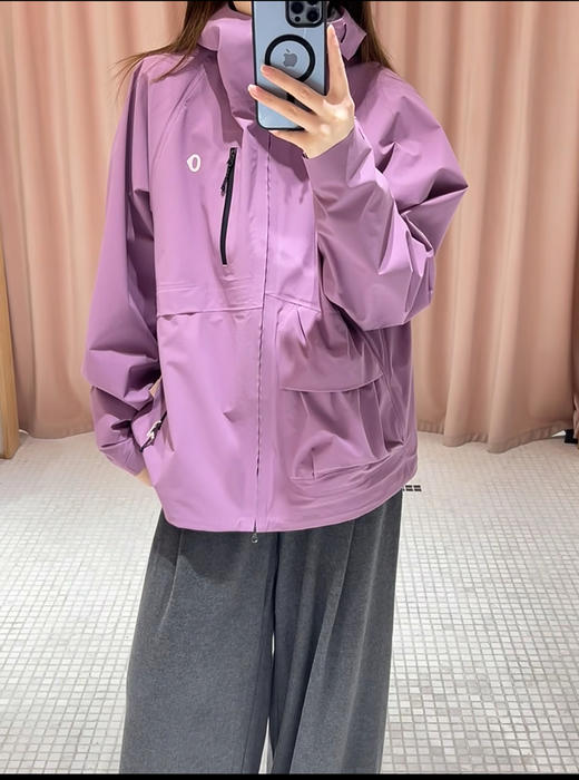 31-4 极限特惠 生活无解 户外撒野 春夏秋 极致轻盈透气 户外防水连帽冲锋衣/工装风外套 胖瓜穿L 商品图7