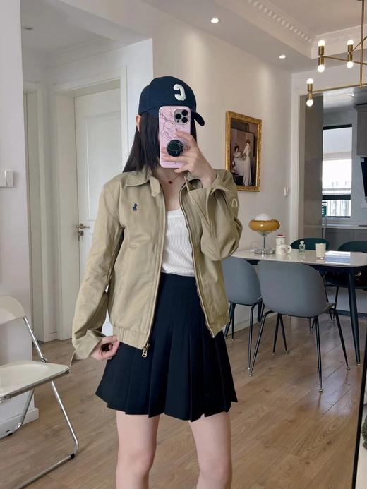 F030187六色齐发老干部风翻领女款夹克斜纹布水洗外套 商品图8