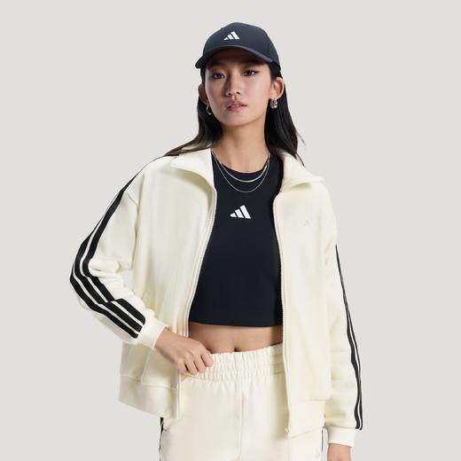 Adidas阿迪达斯3 STRIPE KNIT JACKET 纯棉运动休闲宽松夹克外套KS2817 商品图0