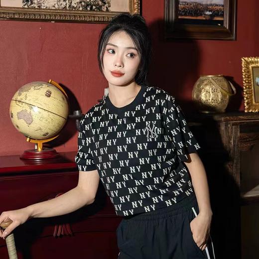 F030168夏季休闲百搭字母满印短款圆领套头T恤 商品图6