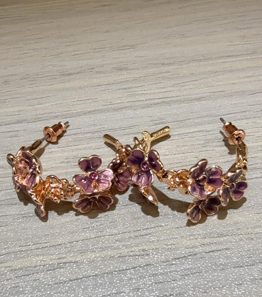 shes原单正品手工滴油耳饰耳环耳钉 商品图2