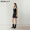 NEELLY纳俪商场同款春季新款复古高腰牛仔短裙女美式休闲A字半裙N26023E01089 商品缩略图0