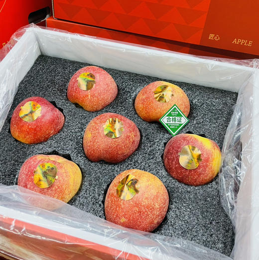 【黄金产区区国产爱妃红颜苹果/三色苹果合集】抗氧化，生态园种植，只施有机肥，肉质细腻无渣，果肉松脆爽爽口 商品图8