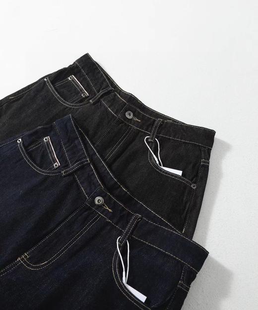 F030193美式赤耳丹宁复古水洗直筒微阔重磅原牛牛仔裤 商品图10