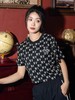 F030168夏季休闲百搭字母满印短款圆领套头T恤 商品缩略图7