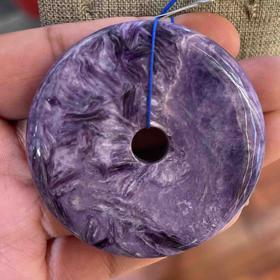 60元/克紫龙晶平安扣