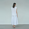 NEELLY纳俪商场同款夏季新款白色清新优雅半身裙女显瘦气质大摆裙N26044E04552 商品缩略图1