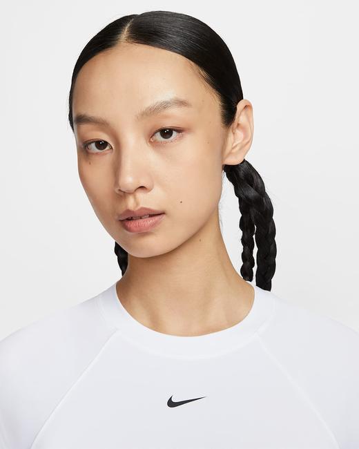 Nike 耐克Pro Dri-FIT 女子速干紧身训练长袖上衣FV7846-100 商品图1