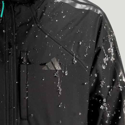 Adidas阿迪达斯TH SOFTSHELL JACKET 拒水保暖运动休闲连帽软壳夹克外套KR2496 商品图5