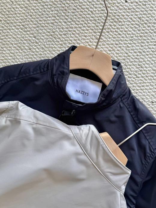 F030155男装春秋新款时尚宽松简约休闲纯色立领拉链夹克外套 商品图3