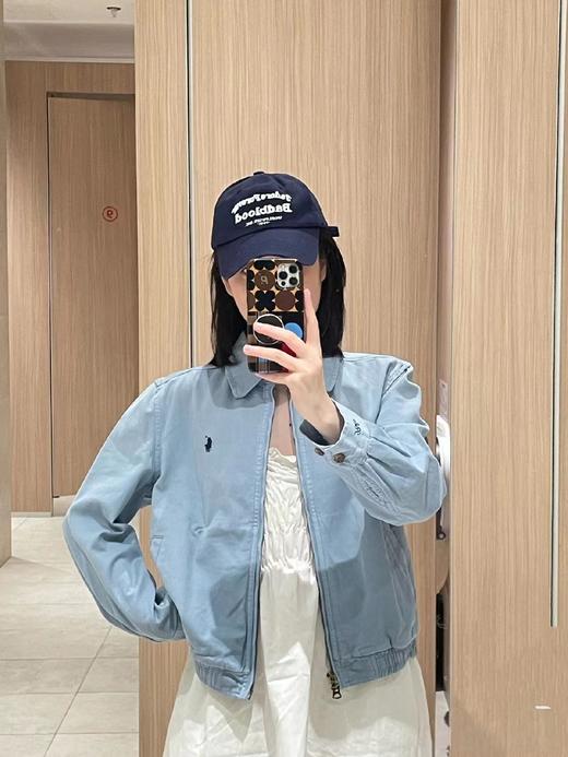 F030187六色齐发老干部风翻领女款夹克斜纹布水洗外套 商品图7