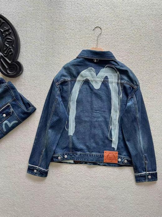 F030157复古休闲刺绣大M宽松牛仔夹克外套 商品图13