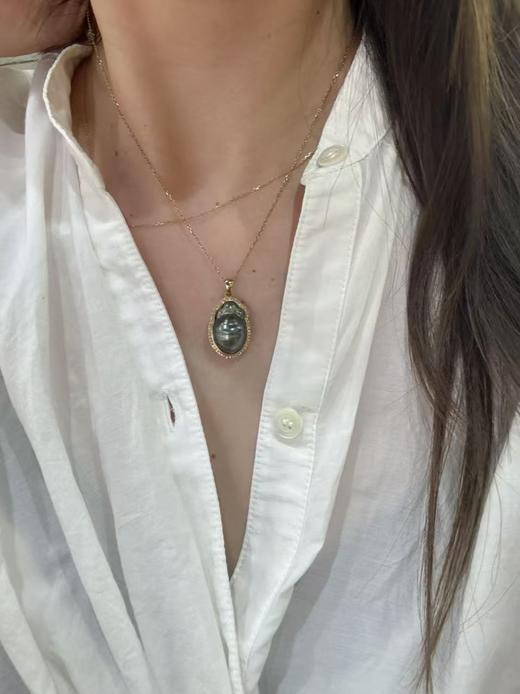 3号⁶18k真金真钻【大溪地巴洛克吊坠】20*13mm，出证书，24小时鉴赏期【香港】SS06-QTT-XGZZ 商品图0