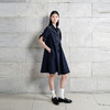NEELLY纳俪商场同款春季新款复古学院风披肩连衣裙女高腰休闲长裙N26034Y04515 商品缩略图2