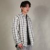 DRONKOO 2026 翻领左贴袋压皱撞色格纹微阔中厚衬衣外套 商品缩略图1
