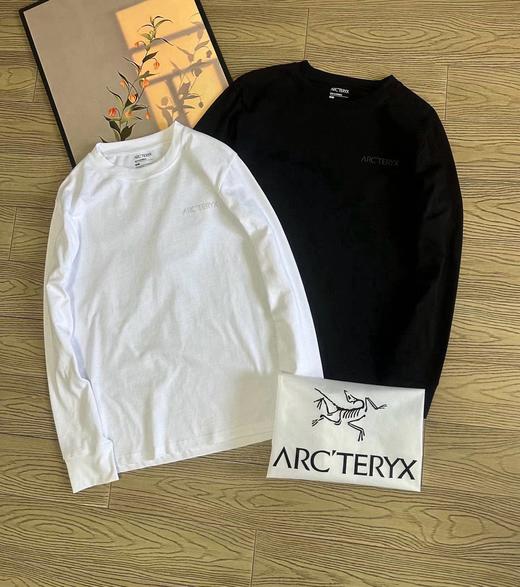 F030171后背大Logo新品圆领舒适纯棉舒适百搭长袖T恤 商品图0