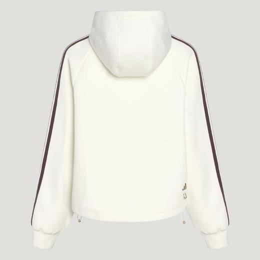 Adidas阿迪达斯HOODED SWEATSHIRT 金晨同款新年挺阔加厚运动宽松连帽套头衫KH2695 商品图4