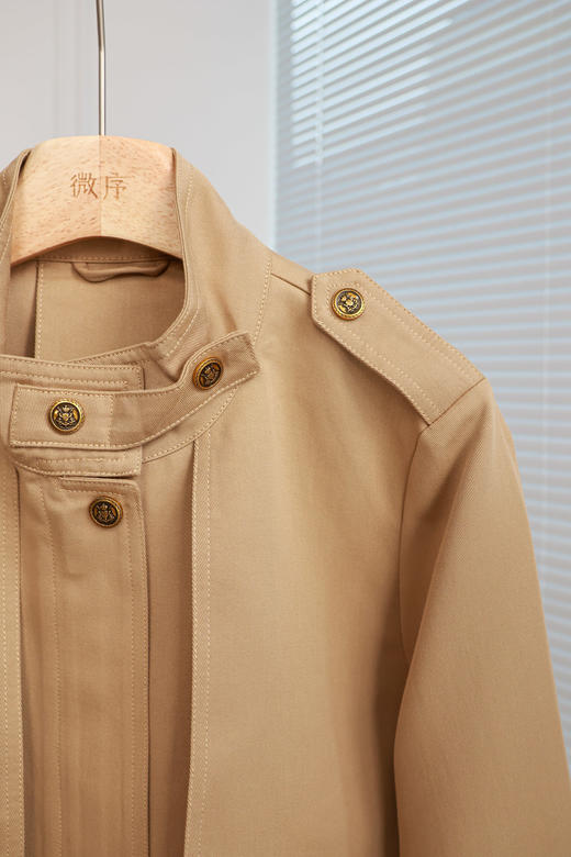 漫行|摩登时尚收腰风衣外套 商品图1