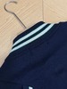 F030101高克重毛呢面料定徽章拼皮棒球服外套 商品缩略图4