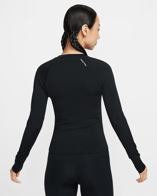 Nike耐克 Pro Dri-FIT 女子速干紧身训练长袖上衣FV7846-010 商品图1