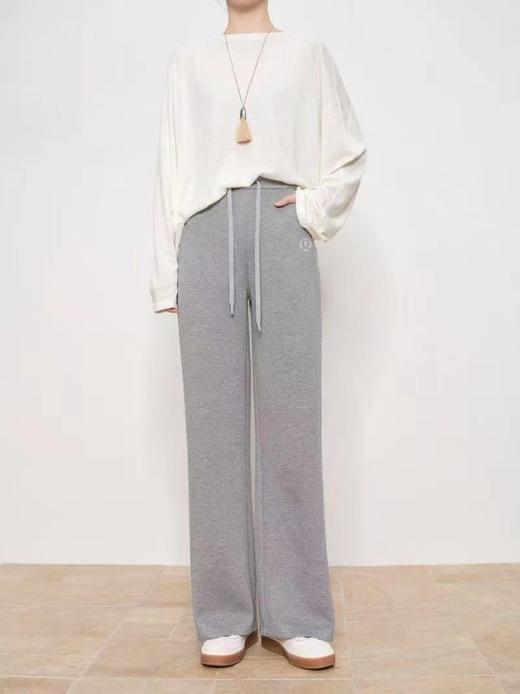 F030141百搭基础中高腰大王裤绳阔腿卫裤休闲裤 商品图10