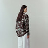NEELLY纳俪商场同款春季新款复古植物印花衬衫女个性宽松休闲外套N26031B01110 商品缩略图1