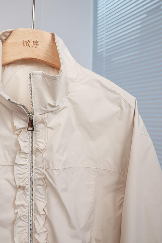 跃阳|慵懒木耳边夹克外套 商品图1