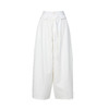 NEELLY纳俪商场同款春新款经典百搭白色休闲直筒裤女舒适户外长裤N26014H05504 商品缩略图3