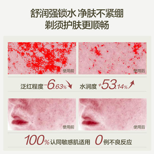 【重磅上新】HBN男士冰美式洁面控油祛痘清洁毛孔氨基酸洗面奶 商品图4