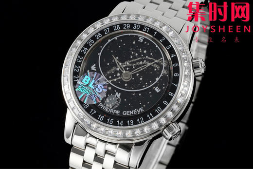 BLS百达翡丽-PP 超级复杂功能时计系列 百达翡丽星空钢带款 6102-6104系列 男士腕表 商品图1