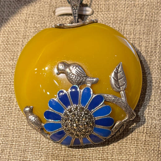 400元/个黄玉髓挂坠 商品图0