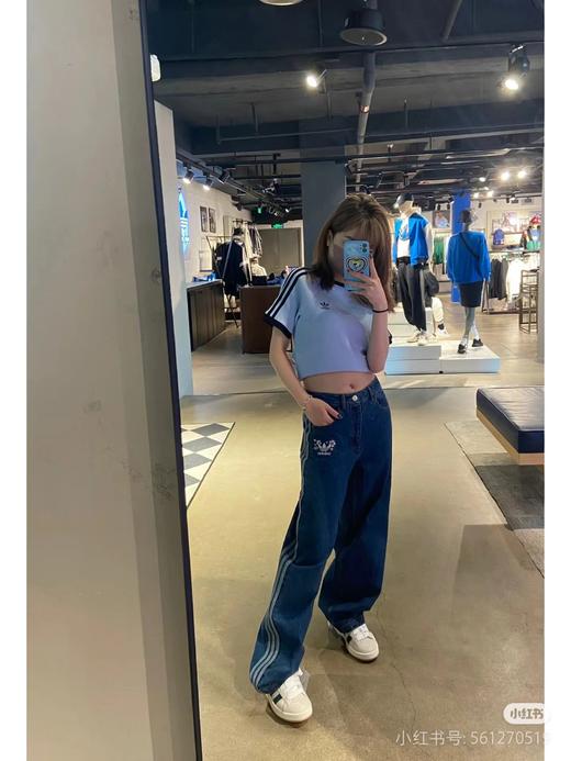 F030110初春限定直筒复古牛仔裤男女同款 商品图7