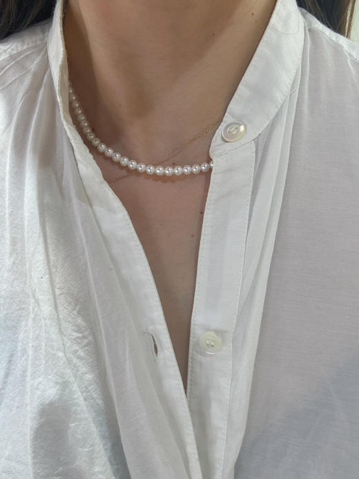 ⁶出GRC大证书~必入款【欧若拉极光小米珠】礼盒发货，4-5mm点位，无暇，叠戴或者单戴都好看，5-7天发货，24小时鉴赏期【香港】SS06-QTT-XGZZ 商品图0