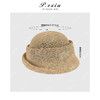 PanYiXiu/潘依绣法式赫本风和纸纱轻薄透气渔夫帽遮阳帽 SYC60023 商品缩略图2
