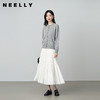 NEELLY纳俪秋冬新款商场同款甜美垂感蛋糕半身裙女收腰减龄长裙N26054E04507 商品缩略图0