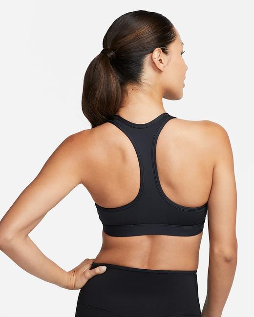 Nike 耐克Swoosh 女子中强度支撑速干衬垫运动内衣DX6822-010 商品图2
