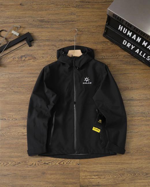 F030105新季户外登山连帽冲锋衣透气防风防水硬壳压胶冲锋衣 商品图3