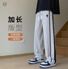 F030185新款两色串标相拼立体裁剪宽松休闲运动裤 商品缩略图4